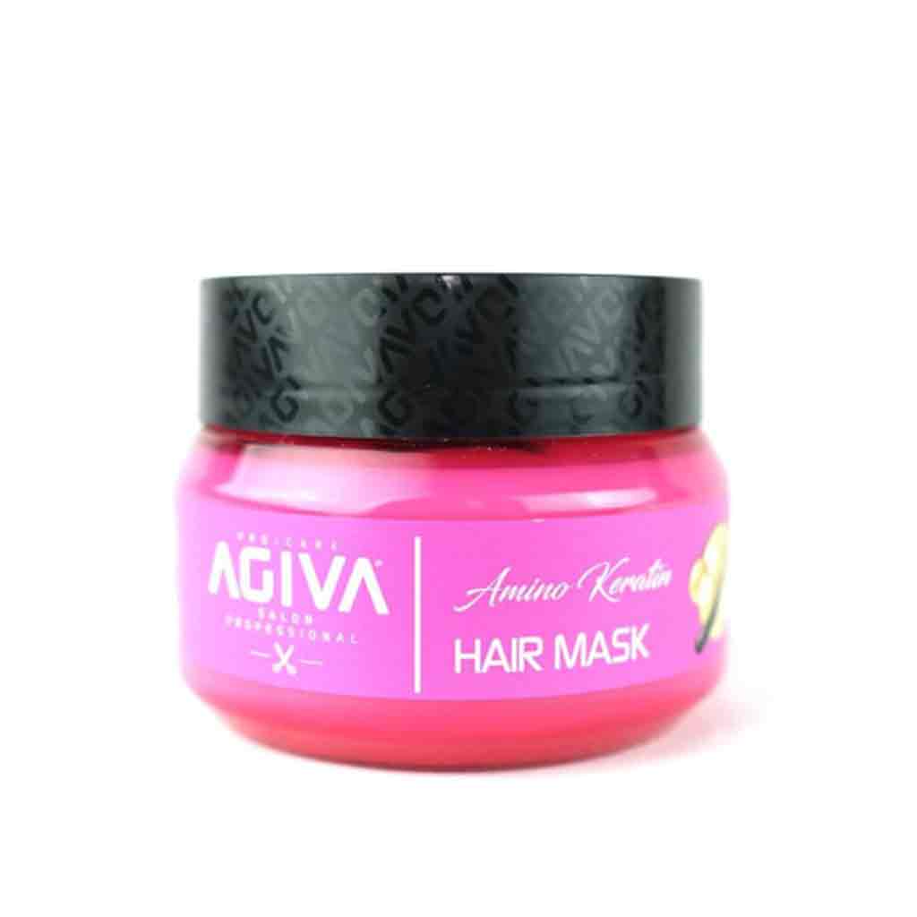 ماسک مو داخل حمام آگیوا حاوی کراتین 350 میل مدل Agiva Amino Keratin
