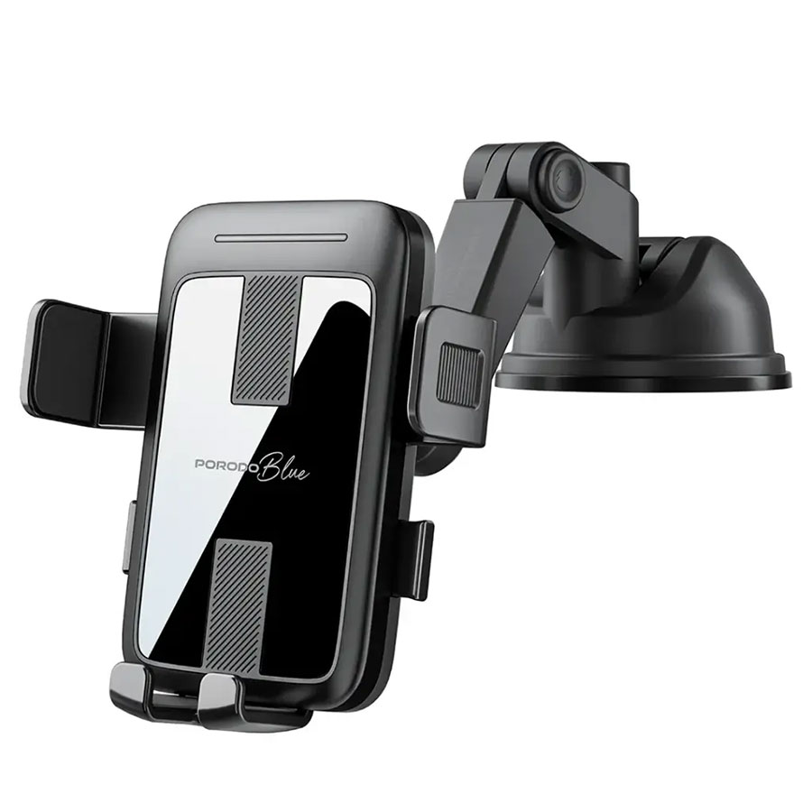 هولدر موبایل بازو بلند خودرو پرودو Porodo Blue Car Phone Holder Multi-Surface Mounting PBXEM13