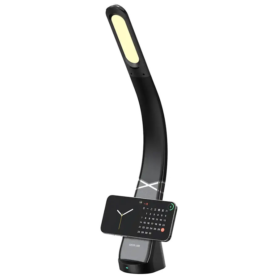چراغ مطالعه و شارژر وایرلس گرین لاین Green Lion Mag LED Desk Lamp — تصویر ۲