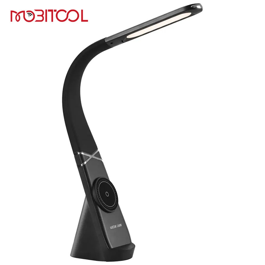 چراغ مطالعه و شارژر وایرلس گرین لاین Green Lion Mag LED Desk Lamp — تصویر ۳