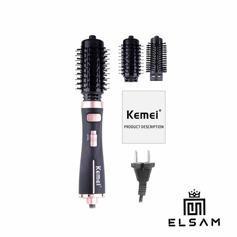 سشوار برس دار چرخشی kemei KM-8021 — تصویر ۴