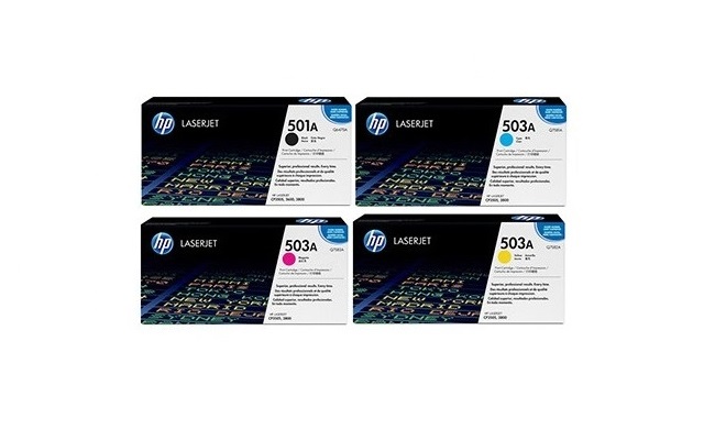 کارتریج چهار رنگ اچ پی (hp) 501A , 503A — تصویر ۲