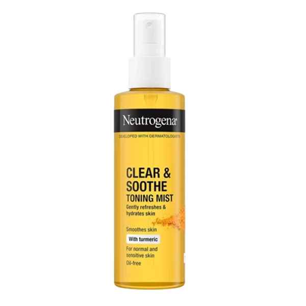اسپری تونر آبرسان زردچوبه نوتروژینا مدل soothing clear حجم 125 میل — تصویر ۴