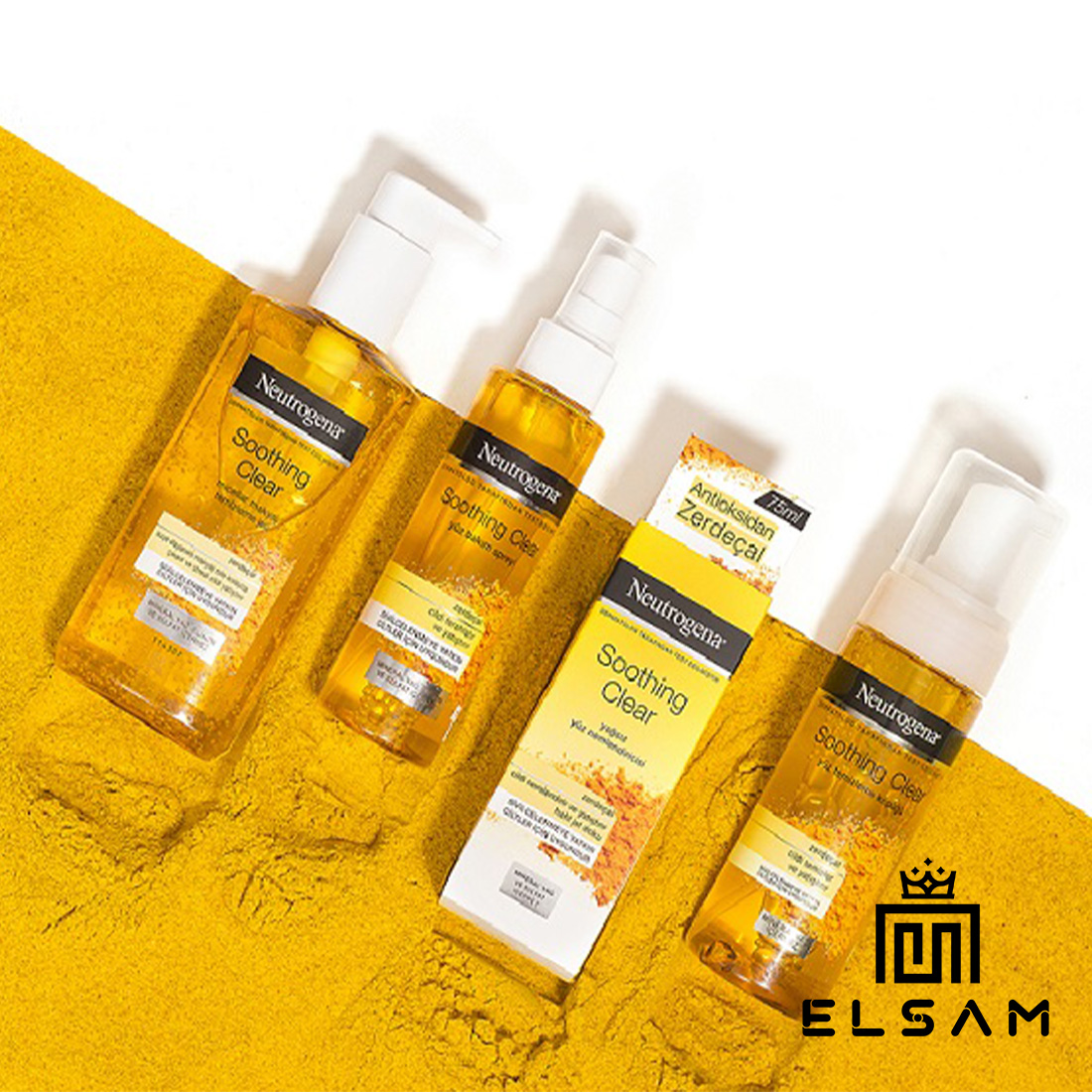 اسپری تونر آبرسان زردچوبه نوتروژینا مدل soothing clear حجم 125 میل — تصویر ۳
