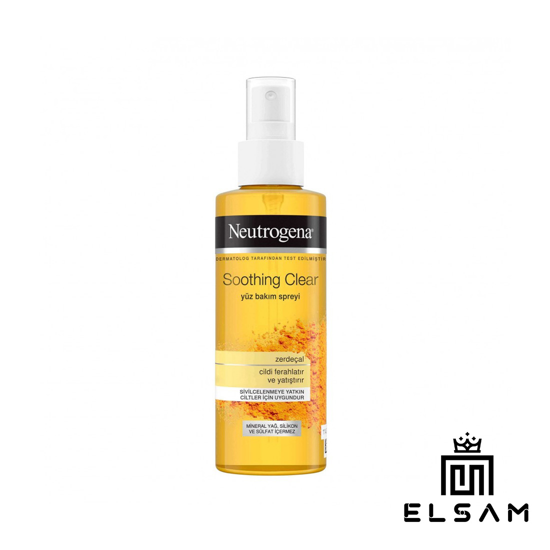 اسپری تونر آبرسان زردچوبه نوتروژینا مدل soothing clear حجم 125 میل