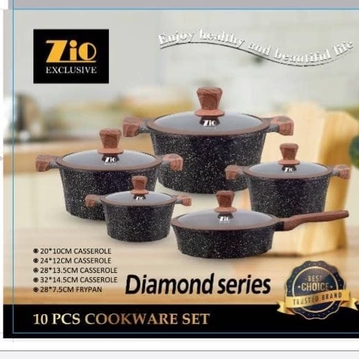سرویس قابلمه زیو طرح الماس ZIO Z-7110جدید