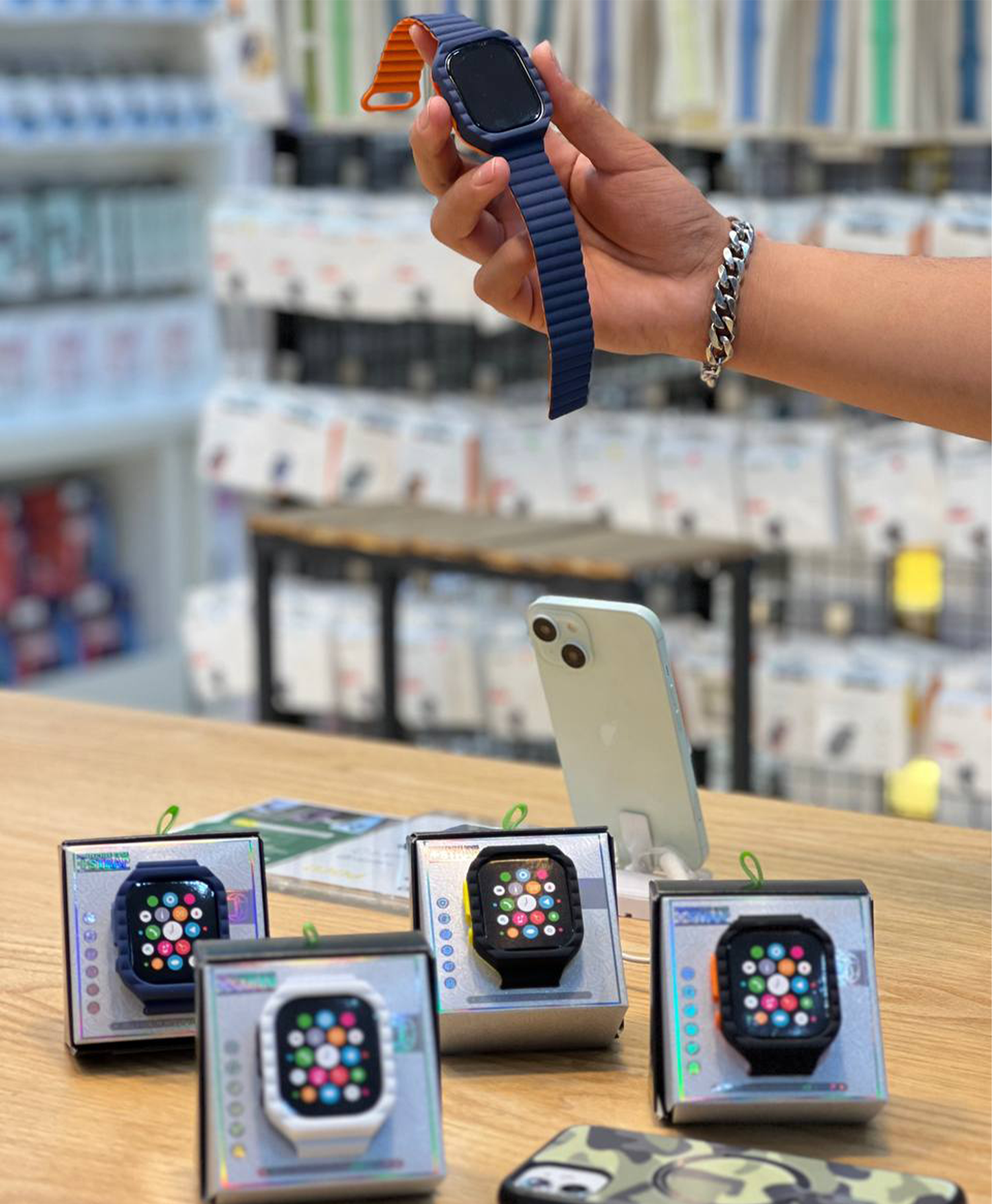 بند اپل واچ سیلیکونی طرح G – Shock سایز 49 — تصویر ۵