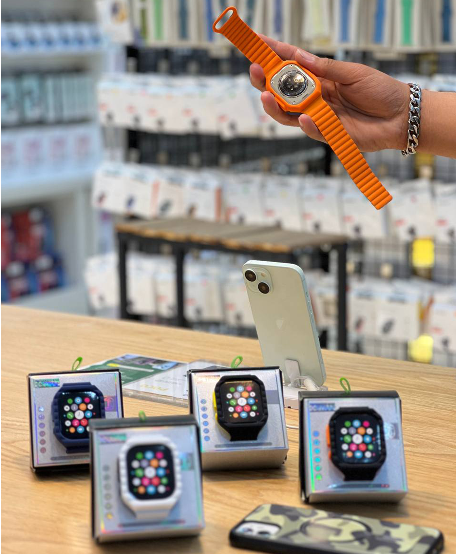 بند اپل واچ سیلیکونی طرح G – Shock سایز 49 — تصویر ۳