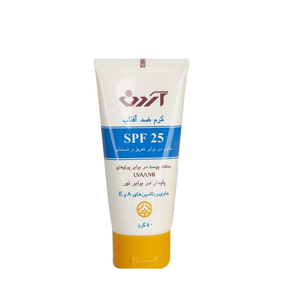 کرم ضد آفتاب آردن spf 25 مقاوم در برابر تعریق3 — تصویر ۳
