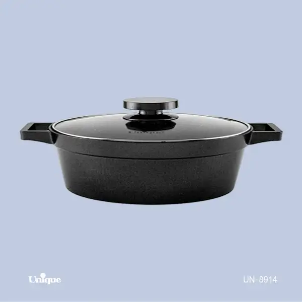 تابه یونیک مدل دیاموند دو دسته سایز 28 کد UN-8914