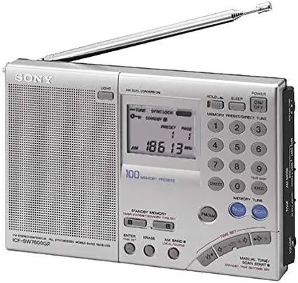 رادیو دیجیتال موج کوتاه سونی مدل ICF-SW7600GR ژاپن