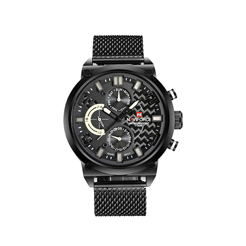 ساعت مچی مردانه نیوی فورس NAVIFORCE NF9068S B/W/B