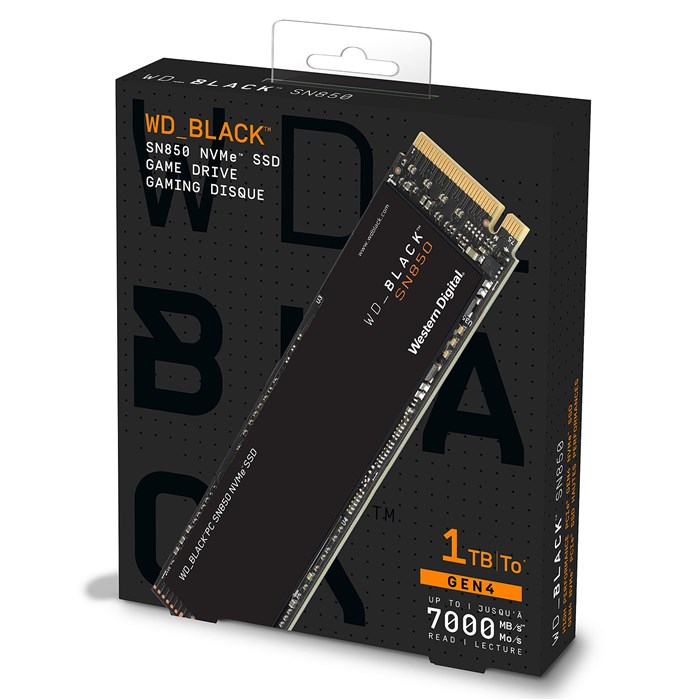 حافظه اس اس دی وسترن دیجیتال WD_BLACK SN850X NVMe SSD – 1TB برای PS5