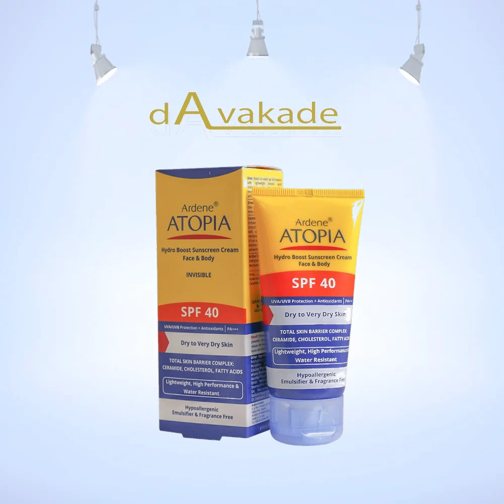 کرم ضد آفتاب مرطوب‌کننده پوست خشک و خیلی خشک SPF40 آتوپیا ardene آردن — تصویر ۲