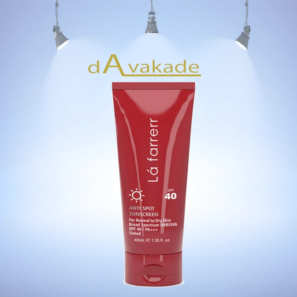 کرم ضد آفتاب و ضد لک برنز پوست خشک SPF40 لافارر Lafarrerr — تصویر ۲
