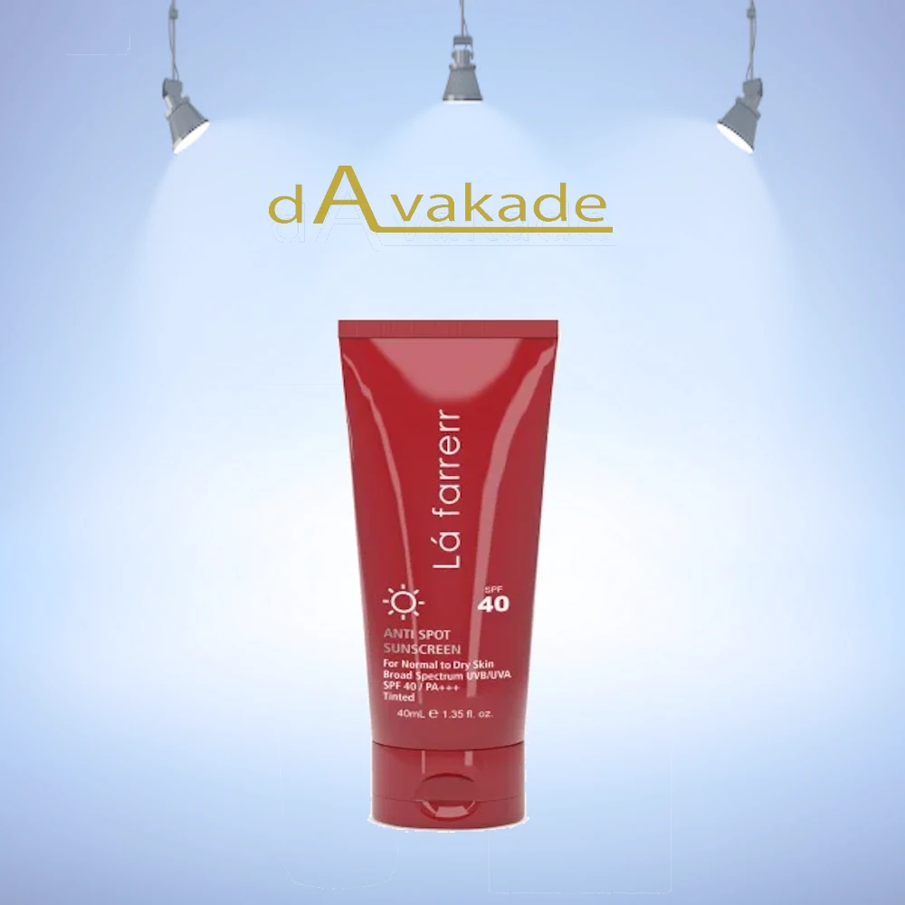 کرم ضد آفتاب و ضد لک برنز پوست خشک SPF40 لافارر Lafarrerr — تصویر ۵