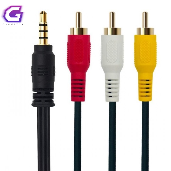 کابل تبدیل صدا و تصویر 1 به 3 – AUX به AV –