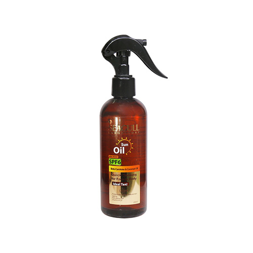 روغن برنزکننده ویتامینه SPF6 سی گل — تصویر ۲