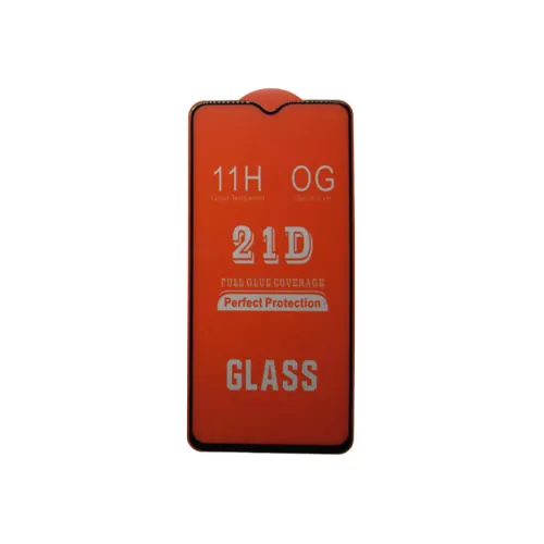 محافظ صفحه نمایش شیشه ای Xiaomi Redmi Note 8 Pro / Poco M3 21D مشکی