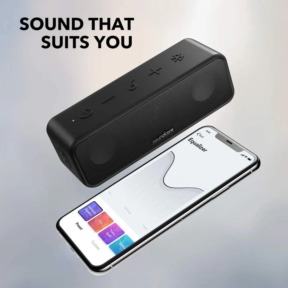 اسپیکر بلوتوثی 16 وات انکر Soundcore 3 مدل A3117 — تصویر ۴