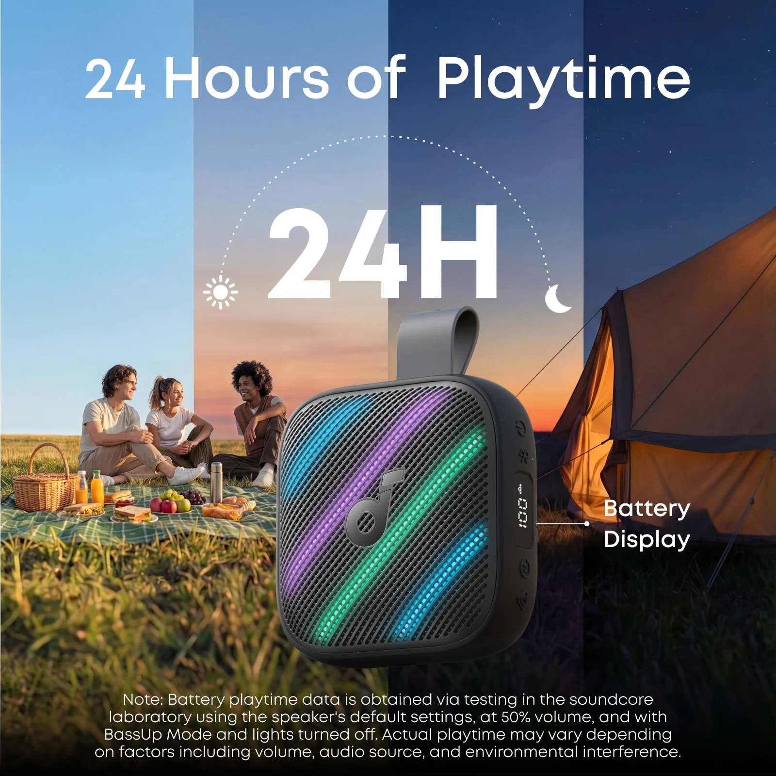 اسپیکر بلوتوثی انکر با توان 15 وات Soundcore Boom Go 3i مدل D5103 — تصویر ۷