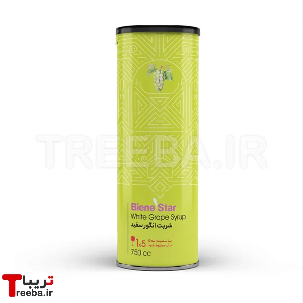 شربت انگور سفید حاوی عسل بین استار 750 سی سی