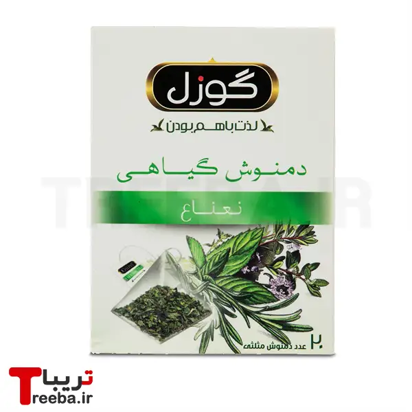 دمنوش مثلثی نعناع 20 عددی گوزل — تصویر ۳