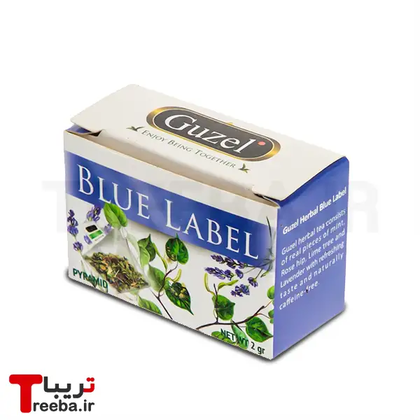 دمنوش مثلثی بلولیبل 30 عددی دراپ باکس گوزل — تصویر ۵