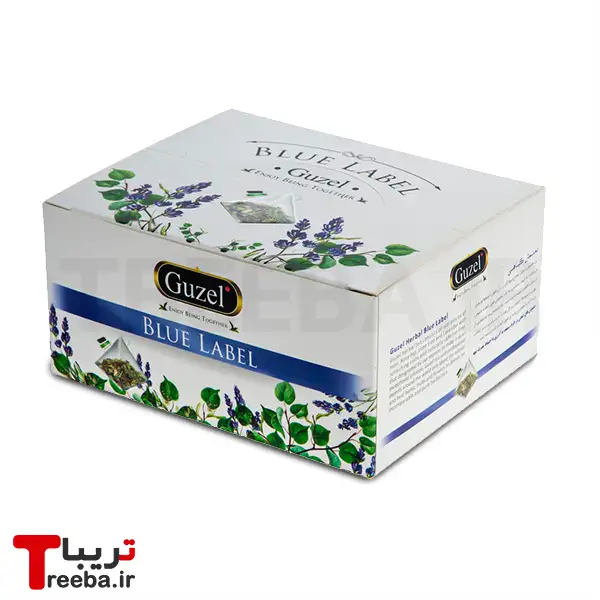 دمنوش مثلثی بلولیبل 30 عددی دراپ باکس گوزل — تصویر ۲