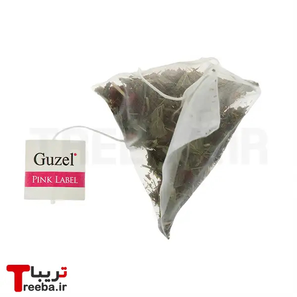 دمنوش مثلثی صورتی 30 عددی دراپ باکس گوزل — تصویر ۳
