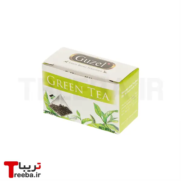 دمنوش مثلثی سبز 30 عددی دراپ باکس گوزل — تصویر ۴