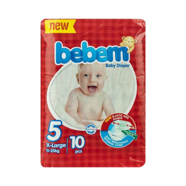 پوشک ببم سایز 5 بسته 10 عددی