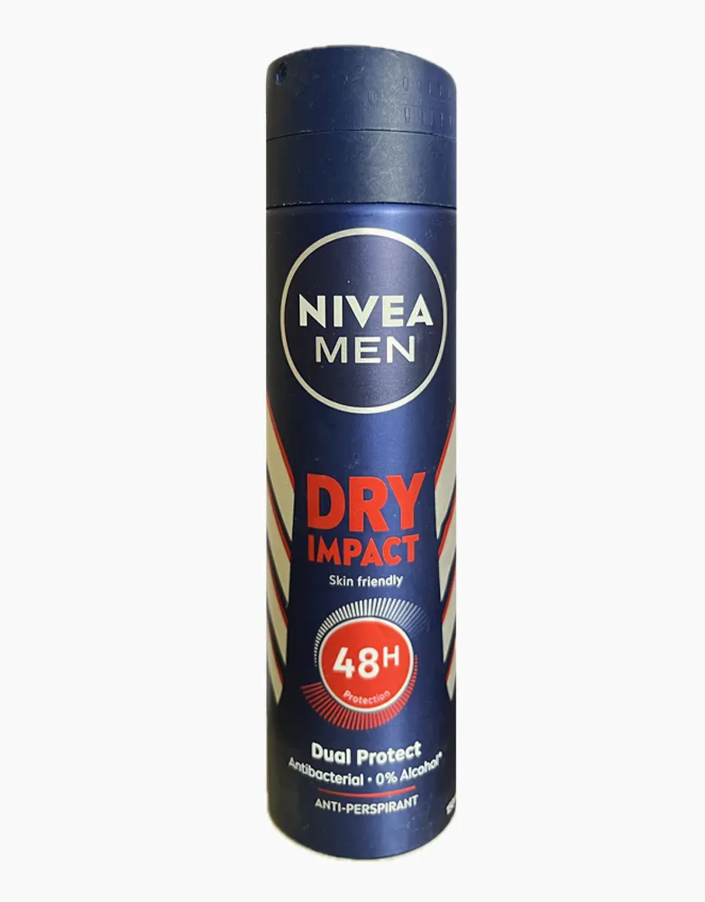 اسپری ضد تعریق مردانه 48h نیوا NIVEA مدل DRY IMPACT | حجم 200 میل