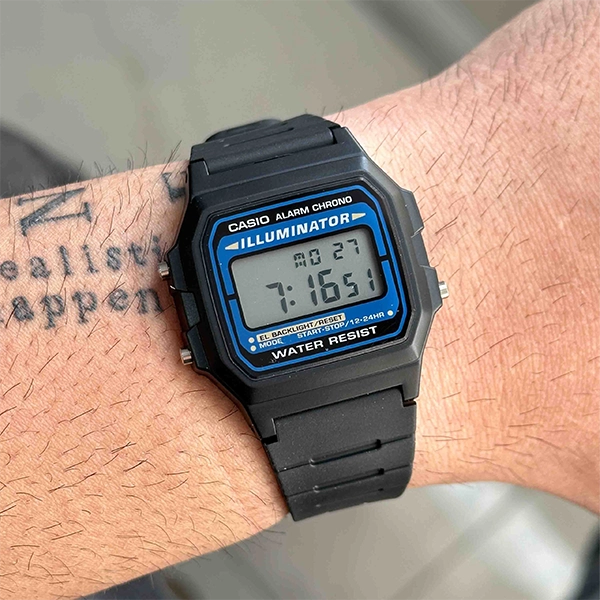 ساعت مچی مردانه کاسیو کد F-105W-1ADF — تصویر ۴