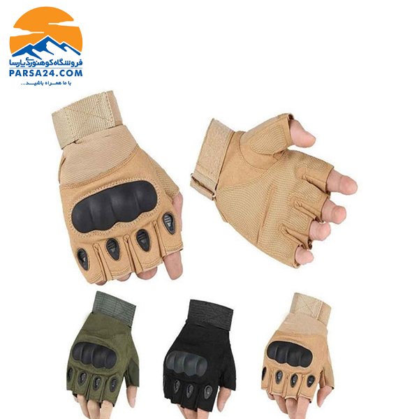 دستکش طرح اوکلی نیم پنجه مدل GL HF 352 — تصویر ۶