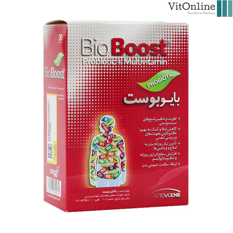 کپسول بایو بوست تک ژن فارما 30 عدد
