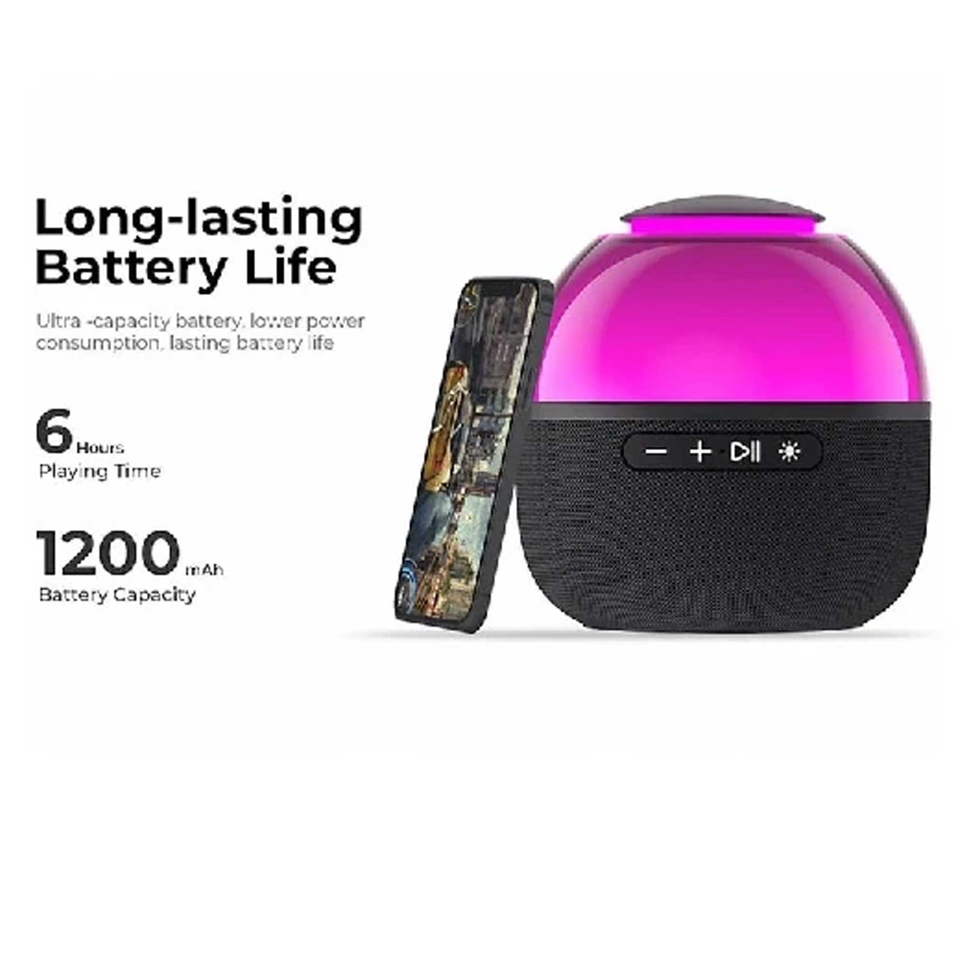 اسپیکر قابل حمل بلوتوثی فیلیپس مدل TAS2009 RGB — تصویر ۴