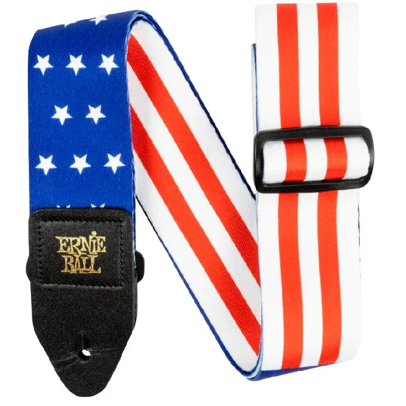 Ernie Ball Premium Guitar Strap (Stars and Stripes) – 5631
