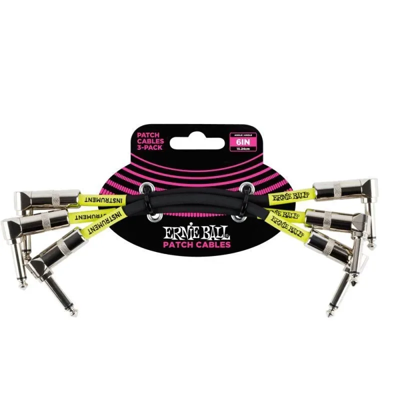 Ernie Ball Patch Cable Black – 6050