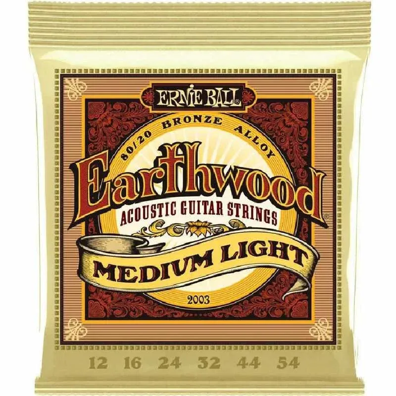 Ernie ball Earthwood Medium Light 80/20 Acoustic 12-54 – 2003 — تصویر ۲