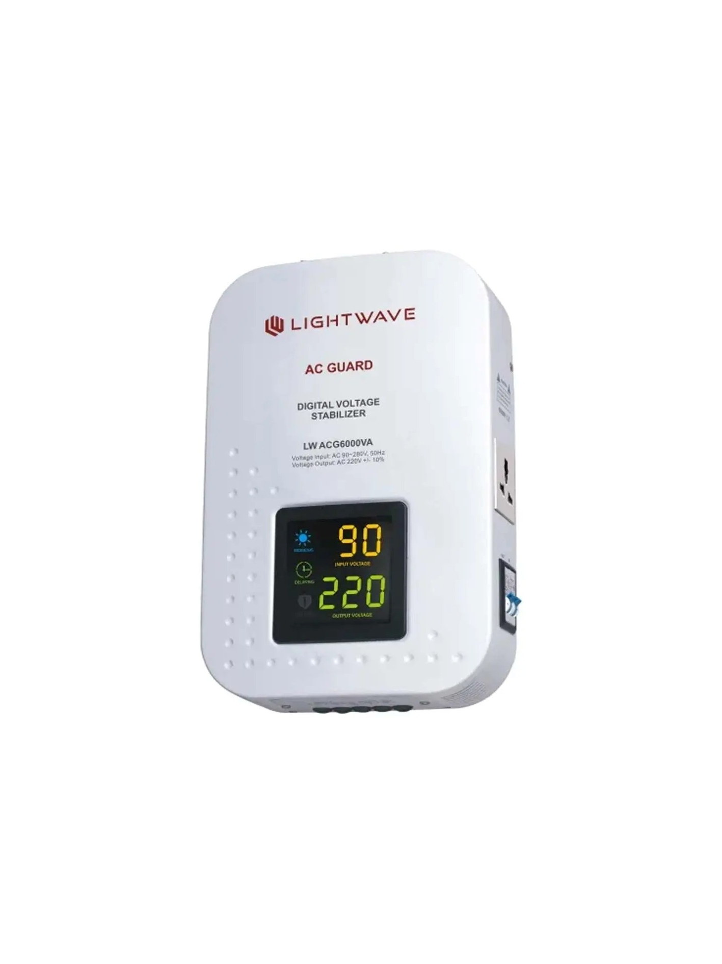 استابلایزر 6KVA لایت ویو مدل LW-ACG-6000VA DIGITAL — تصویر ۲