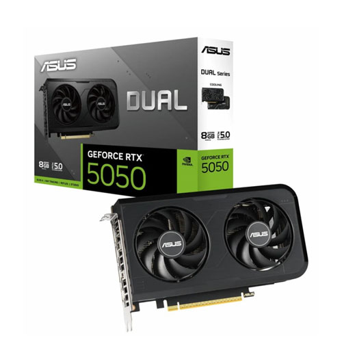 ASUS Dual GeForce RTX 5050 8GB GDDR6 OC Graphics Card