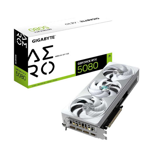 GIGABYTE GeForce RTX5080 AERO OC SFF 16GB GDDR7 Graphic Card
