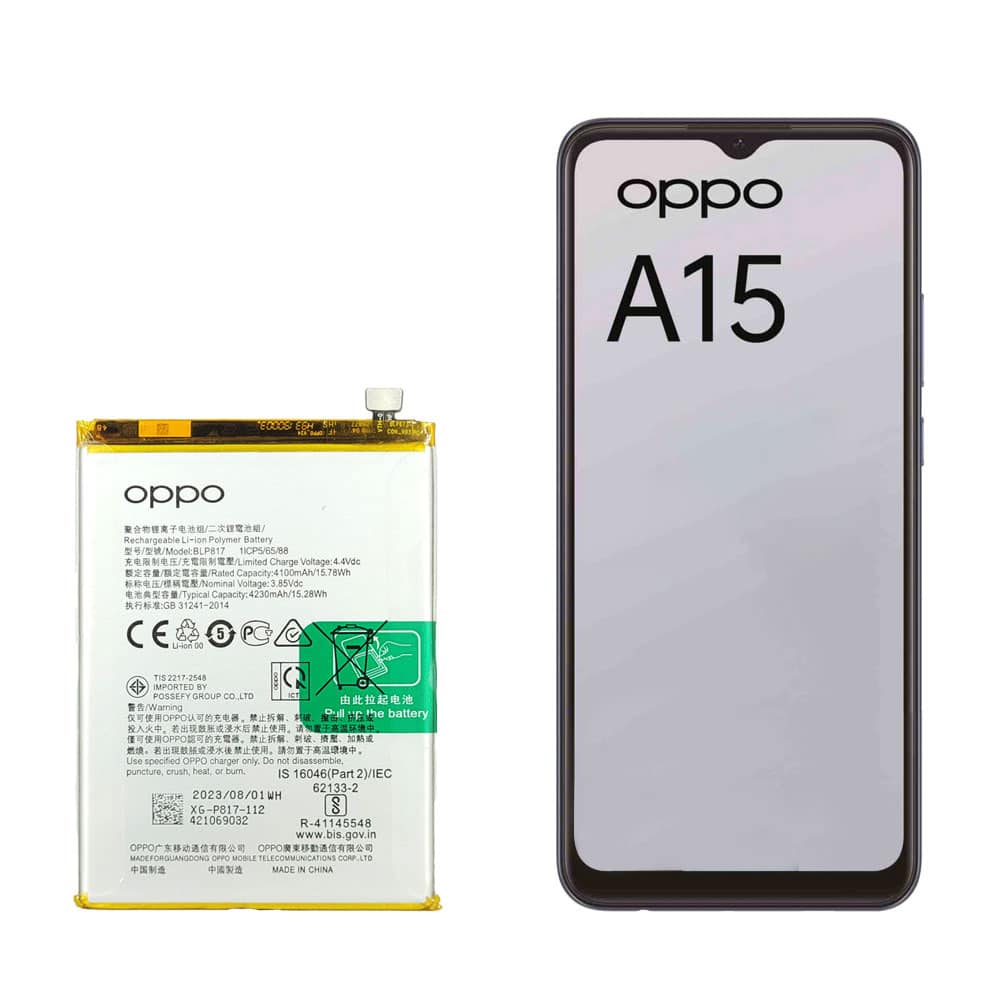 باتری گوشی اوپو Oppo A15 مدل BLP817