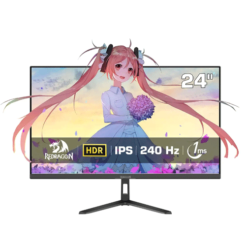 Redragon GMW2481SE 24 Inch Full HD IPS 1ms 240Hz Flat Gaming Monitor — تصویر ۲