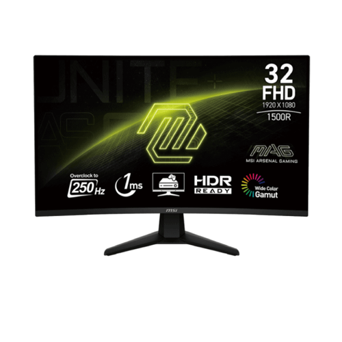 MSI MAG 32C6X 31.5 Inch FHD 1ms (GTG) 240Hz VA Curve Gaming Monitor