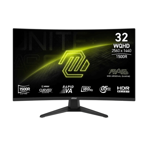 MSI MAG 321CQF-E18 32 Inch FHD 0.5ms (GTG) 180Hz Rapid VA Gaming Monitor