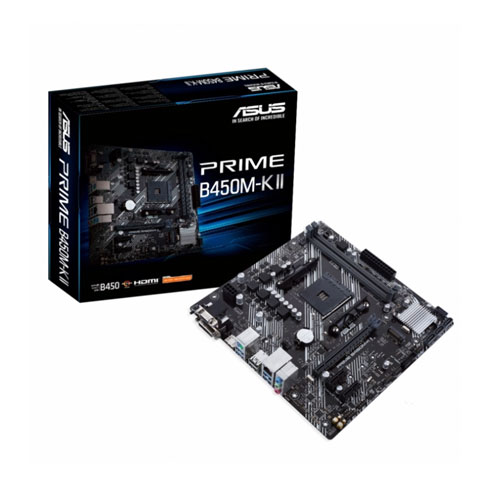 ASUS PRIME B450M-K II DDR4 Micro-ATX Motherboard