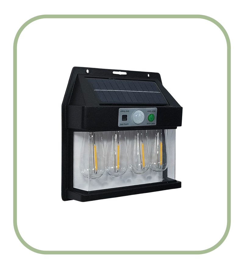 دیوارکوب خورشیدی ۴ لامپ مدل YX-777-4W
