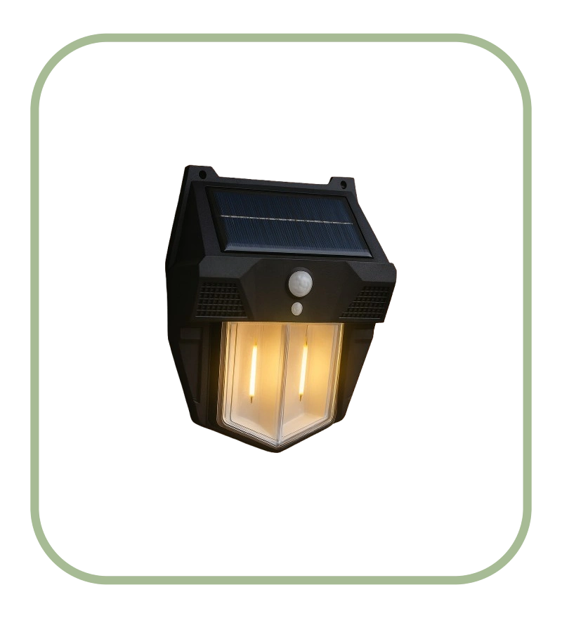 دیوارکوب خورشیدی ۶ رشته LED